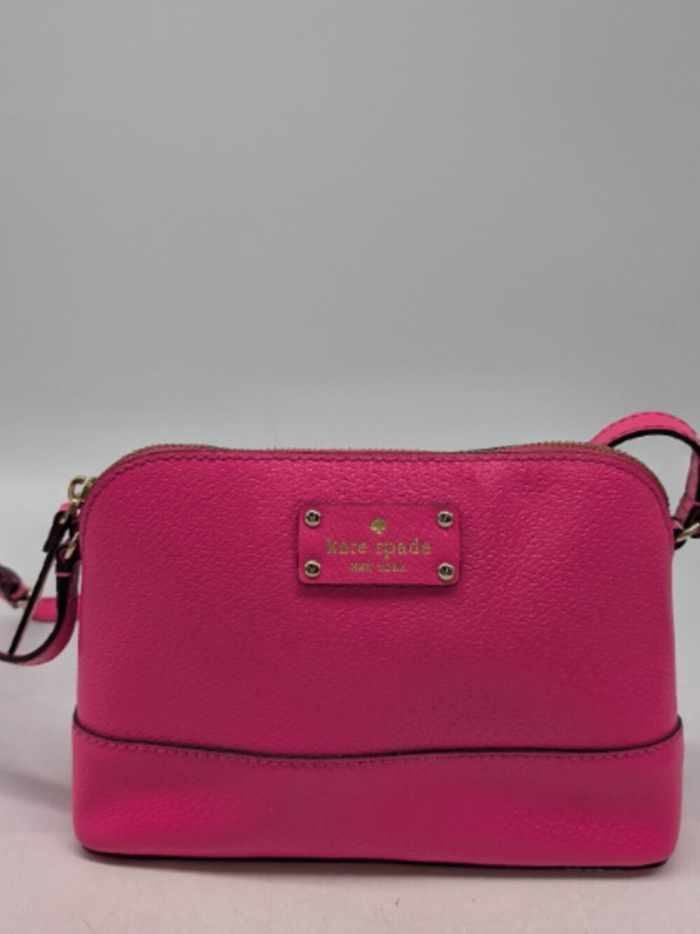 Kate Spade Wellesley Hanna Pink Leather Crossbody Bag w/ COA